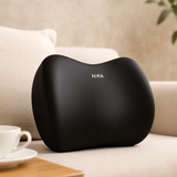 Cervovia | Ergonomisches Memory Foam Autokissen-Set – Schwarzes Hüftkissen
