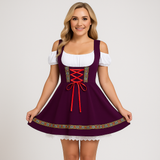Oktoberfest Kleid Damen – Klassisches Trachtenoutfit – Lila