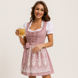 Dirndl Damen Festlich – Hochwertiges Trachtenkleid – Rosa