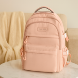 Schulrucksack mit großem Fassungsvermögen – Geräumige und robuste Tasche für Schüler – Rosa