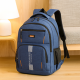 Herrenrucksack mit großem Fassungsvermögen – Stylische Reisetasche mit Laptopfach und mehreren Taschen – Blau
