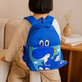 Süßer Cartoon-Dinosaurier-Rucksack – Leichte und atmungsaktive Schultasche für Kinder – Saphir Dinosaurier