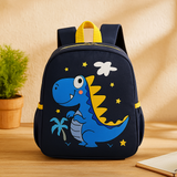 Trendiger Schulrucksack für Kinder – Cooler Dinosaurier-Print, leicht & robust – Blauer Dinosaurier