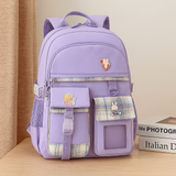 Ultraleichter Schulrucksack für Mädchen – Ridge Design Kids School Bag – Lila