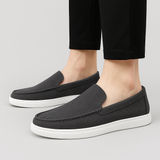 Boston Penny Loafer für Herren – Zeitloser Style mit gepolsterter Innensohle – Dunkelgrau