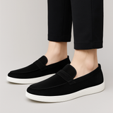 Boston Penny Loafer für Herren – Zeitloser Style mit gepolsterter Innensohle – Schwarz
