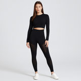 Anti-Cellulite-Kompressionsleggings – Schwarz