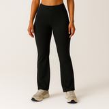 Weite Yogahose für Damen – Schwarz