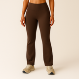Weite Yogahose für Damen – Braun