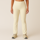 Weite Yogahose für Damen – Aprikose