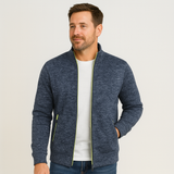 Caleb Eleganter Stretch-Cardigan – Marineblau