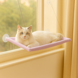 Gemütliche Katzenhängematte mit Fensterbefestigung – Lila