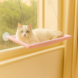 Gemütliche Katzenhängematte mit Fensterbefestigung – Rosa