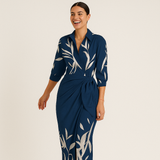 Anna - Sommer Chic Kleid – Dunkel
