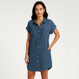 Marie - Hemdblusenkleid | Schulte – Blau
