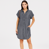 Marie - Hemdblusenkleid | Schulte – Grau