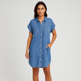 Marie - Hemdblusenkleid | Schulte – Hellblau