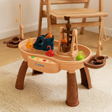 Tots’n’Trout - Multifunktionale Fischspielplattform für Kinder Montessori-Spielzeug – Piratenschiff Rosa