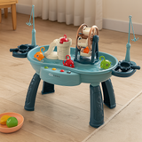 Tots’n’Trout - Multifunktionale Fischspielplattform für Kinder Montessori-Spielzeug – Riesenrad Blau