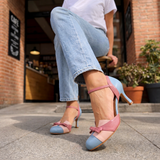 Hansika - Orthopädische Komfort Pumps Mit Absatz – Blau