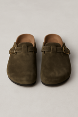 Enrico Schnallenclogs – Armeegrün
