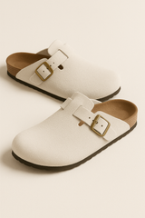 Enrico Schnallenclogs – Khaki