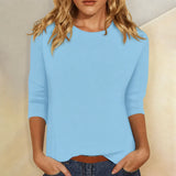 Stella – Klassisches Damen T-Shirt – Blau