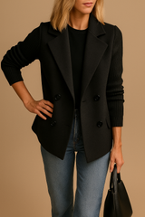 Almante - Pullover Stil Blazer – Schwarz