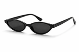 Vera | Vintage Cat-Eye-Sonnenbrille – Schwarz