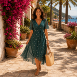 Naomie | Elegantes Sommerkleid – Grün