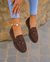 Romy | Elegante Komfort-Loafer – Braun