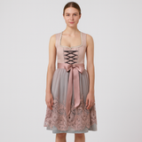 Heidi Dirndl Damen – Modernes Kleid für Oktoberfest – Rosa