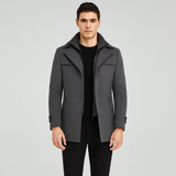 Alaric | Wasserdichter Winter-Businessmantel – Grau
