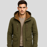Marceau | Klassische Winterjacke – Armygrün