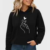 Hoodie mit Grafikprint – Lässig, Trendy & Bequeme Passform – Schwarz