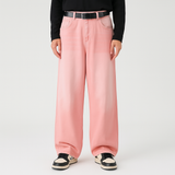 4Legend – Herren Flare Jeans – Lässiger Streetstyle, Taschen, reifer Look – Rosa