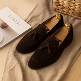 Lässige Slipper für Herren – Vielseitige Schuhe für Arbeit & Reise – Dunkelbraun