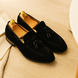 Lässige Slipper für Herren – Vielseitige Schuhe für Arbeit & Reise – Schwarz