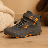 FlexiStep Kinder-Barfußschuhe – Wasserabweisende, minimalistische Outdoor-Schuhe – Hellorange