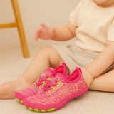 EarthSteps Kinder-Barfußschuhe – Leichte Alltagsschuhe für die natürliche Fußentwicklung – Dunkelrosa