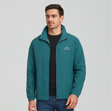 Ethan Herrenjacke – Leichter Freizeitmantel mit Reißverschluss – Jeansblau