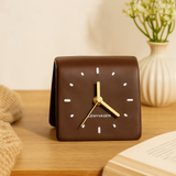 Chronova – Künstlerisches Modernes Bordüre mit Minimalistischem Runddesign – Braun
