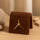Chronova – Künstlerisches Modernes Bordüre mit Minimalistischem Runddesign – Kaffe