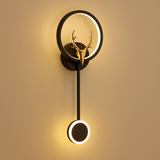 LumiNest – Elegante Doppelwandleuchte für minimalistische und stimmungsvolle Beleuchtung im Zuhause – Schwarz