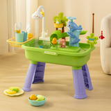 Splash ‘n Fish - Lustiges Wasser-Spiel für Kinder mit Meersalzfischfang – Grün