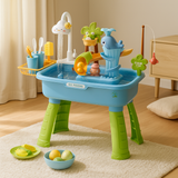 Splash ‘n Fish - Lustiges Wasser-Spiel für Kinder mit Meersalzfischfang – Blau