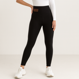Georgia | Hoch geschnittene Thermo-Stretch-Leggings – warmer Winterkomfort – Grau