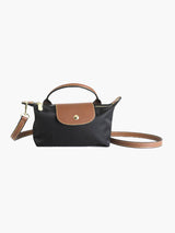 Mini-Tasche mit Reißverschluss – Schwarz