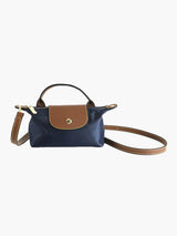 Mini-Tasche mit Reißverschluss – Marineblau