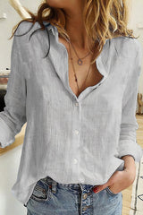 Christine | Schicke Eleganz Bluse – Grau